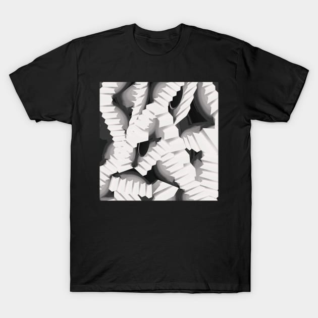 Liminal Stairs White T-Shirt by IgorAndMore